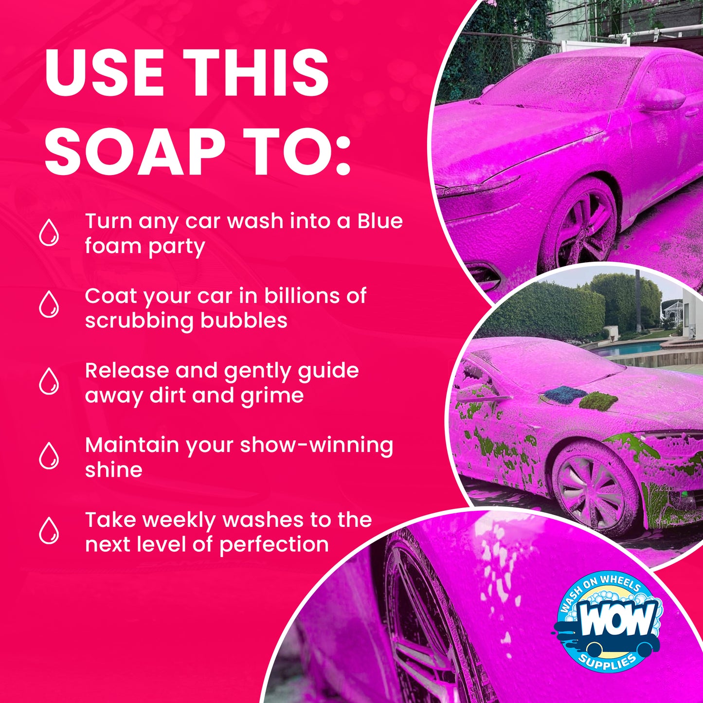 Bubble Gum Foam Soap – Wash on Wheels Supplies